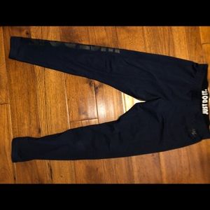 Navy Blue Nike Leggings